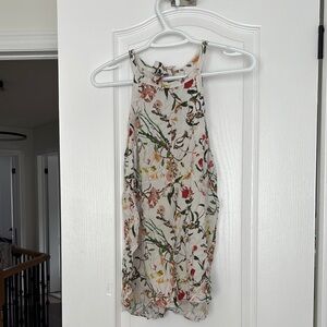 Zara Floral Sleeveless Blouse size small